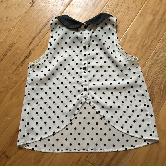 Soprano Polka Dot Crop Top - Picture 6 of 8